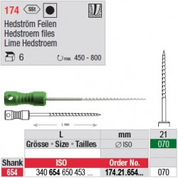 174.21.654.070 - Limes Hedstroem manuelles - courtes