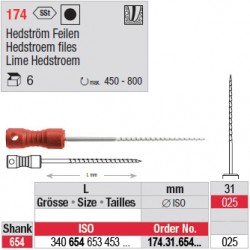 174.31.654.025 - Limes Hedstroem manuelles - longues+