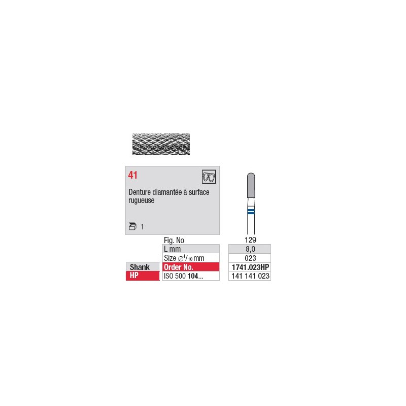 Fraise en carbure - 1741.023HP