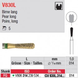  GV830L.314.014 - DIACUT - Poire, long 