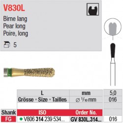  GV830L.314.016 - DIACUT - Poire, long 