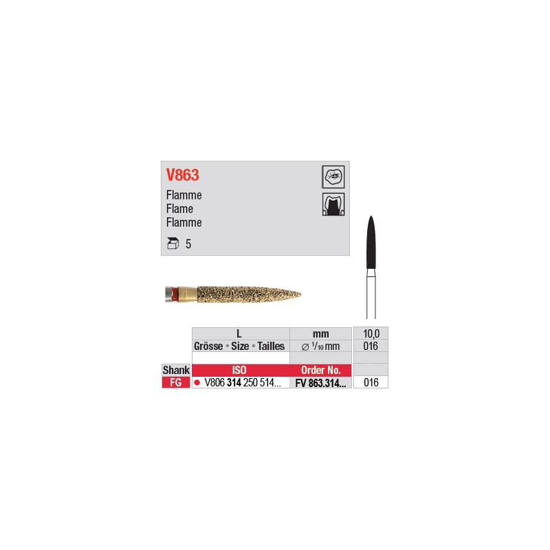  FV863.314.016 - DIACUT - Flamme 