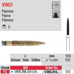  V863.314.012 - DIACUT - Flamme 