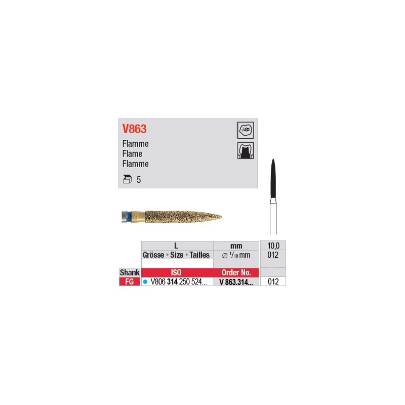 V863.314.012 - DIACUT - Flamme V863.314.012 - DIACUT - Flamme