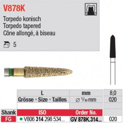  GV878K.314.020 - DIACUT - Cône allongé, à biseau 