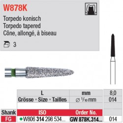  GW878K.314.014 - White Tiger - Cône, allongé, à biseau 