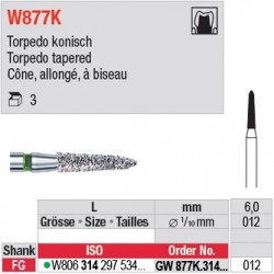  GW877K.314.012 - White Tiger - Cône, allongé, à biseau 