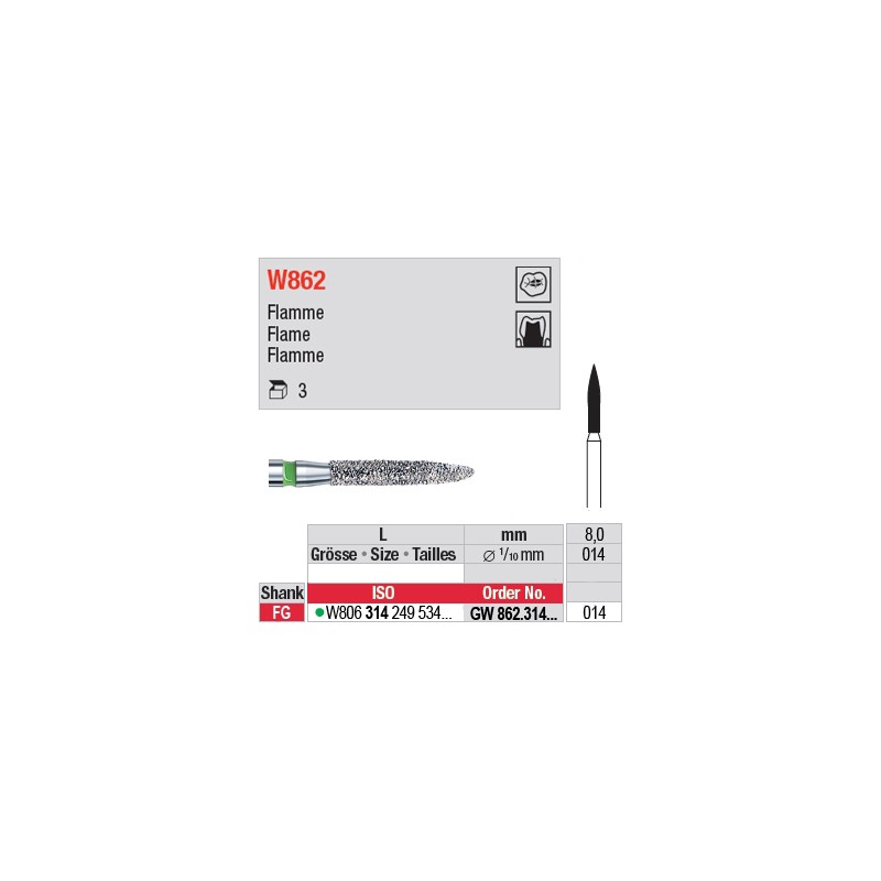  GW862.314.014 - White Tiger - Flamme 