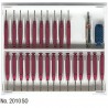 2010SO - Assortiment standard de tenons "Retopins" Titane