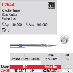 C254A.317.012 - fraise à os
