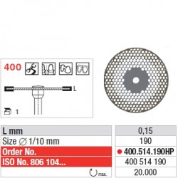 400.514.190HP - Disque diamanté SUPERFLEX (fin)