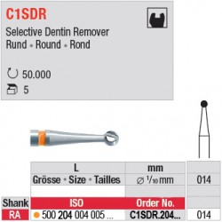 C1SDR.204.014 - excavation sélective de la dentine carieuse