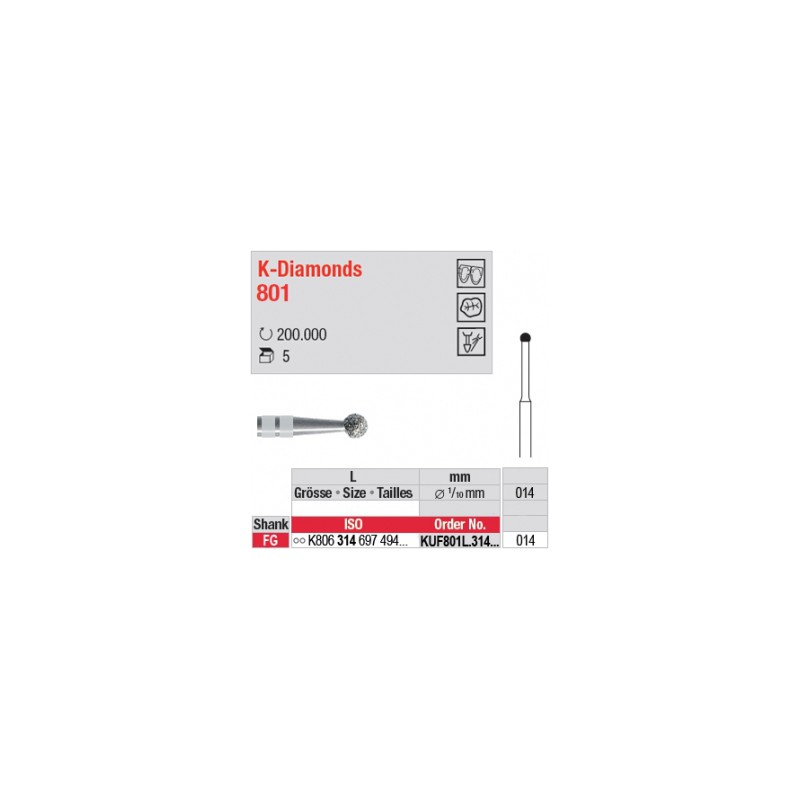 K-Diamonds - boule avec col - KUF801L.314.014 K-Diamonds - boule avec col - KUF801L.314.014