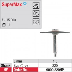 9009.220HP - Fraise SuperMax lentille