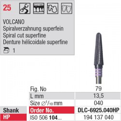 DLC-6925.040HP Volcano - denture 25
