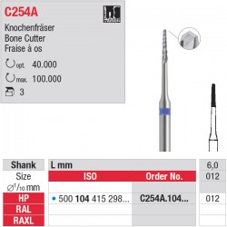 C254A.104.012 - fraise à os