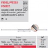 PFXDS 2 - strips diamantés perforés