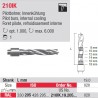210IK.16.205.028 Foret pilote, refroidissement interne