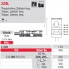 229L.205.080 Trépan cylindre long