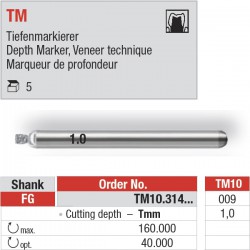TM10.314.009 - Depth Marker TMpour le marquage de la profondeur.
