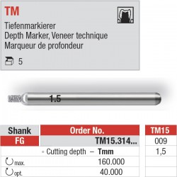 TM15.314.009 - Depth Marker TM pour le marquage de la profondeur.