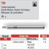 TM15.314.009 - Depth Marker TM pour le marquage de la profondeur.