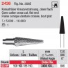 Fraise conique denture croisée, bout plat - 2436.103.040