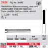 Fraise parallèle denture croisée, bout arrondi - 2636.103.023