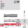 Fraise en acier cylindrique - 21.104.010