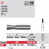 Fraise en acier cylindrique - 21.104.012