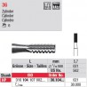 Fraise en acier cylindrique - 36.104.021