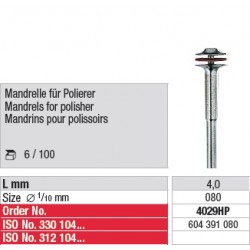 Mandrins pour polissoirs - 4029HP