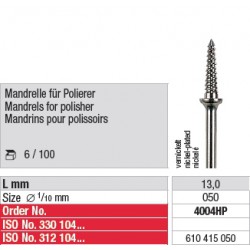 Mandrins pour polissoirs - 4004HP