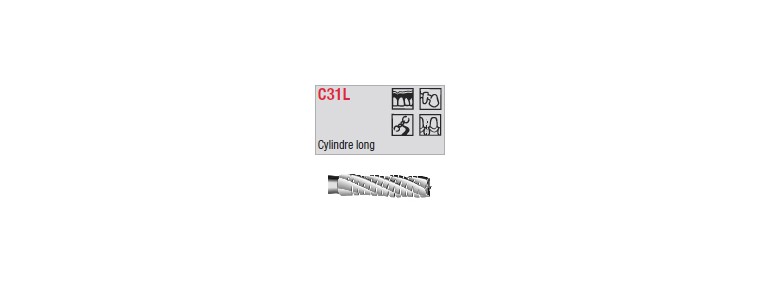 C31L - cylindrique croisée longue