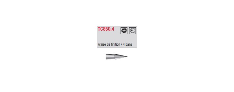 TC850.4 - finition 4 pans