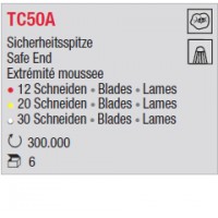 TC50A - Extrémité émoussée