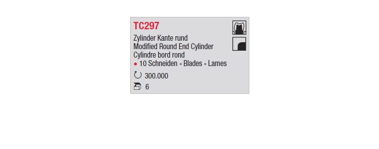 TC297 - Cylindre bord rond