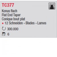 TC377 - Conique bout plat
