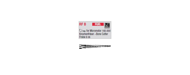 RF B - Fraise à os