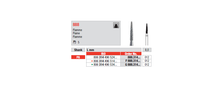 888 - Flamme