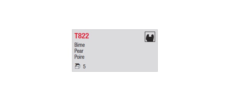 T822 - poire