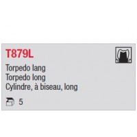 T879L - cylindre long, à biseau
