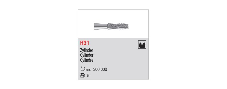 H31 - denture croisée standard