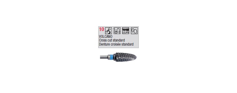 Volcano 10 - Denture croisée standard