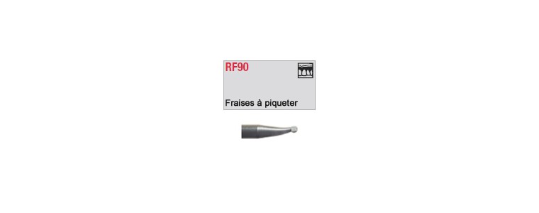 RF90 - fraise à piqueter
