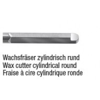 Fraise à cire cylindrique ronde