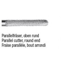 Fraise parallèle, bout arrondi