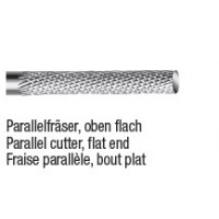 Fraise parallèle, bout plat
