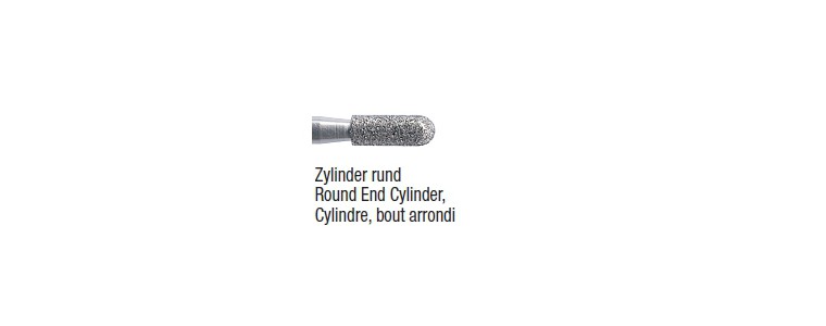 842R / 881 - cylindre bout arrondi