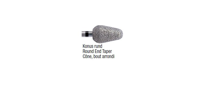 849 / 850 / 854R / 856 / 369 / 848L - cône bout arrondi